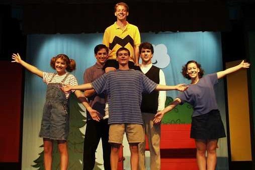 cast of You're a Good Man Charlie Brown in Stowe
