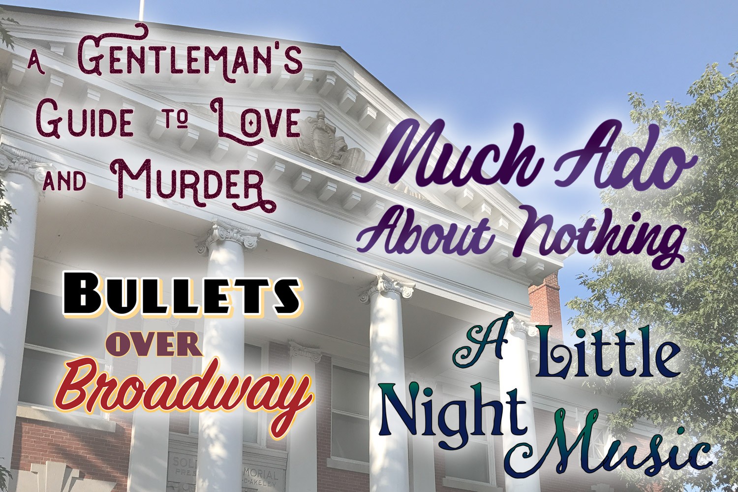 Stowe Theatre Guild's 2020 season